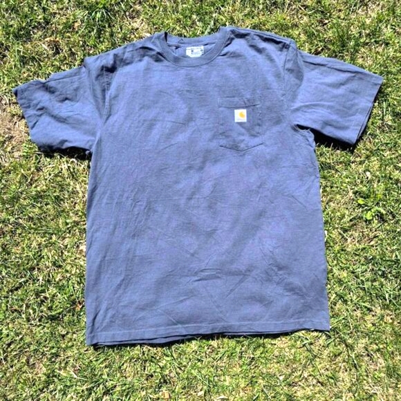 Carhartt Men's Navy Blue Loose Fit T-shirt - XL Tall - Picture 1 of 6